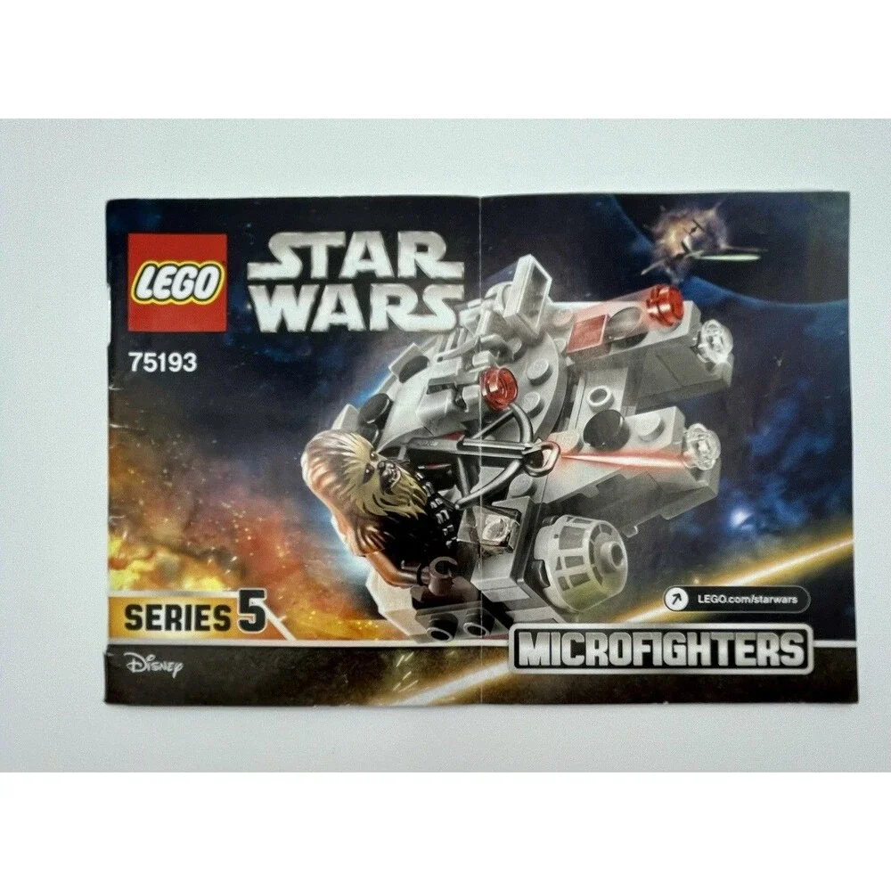 LEGO Manual Only 75193 Star Wars Microfighters Chewy Millennium Falcon